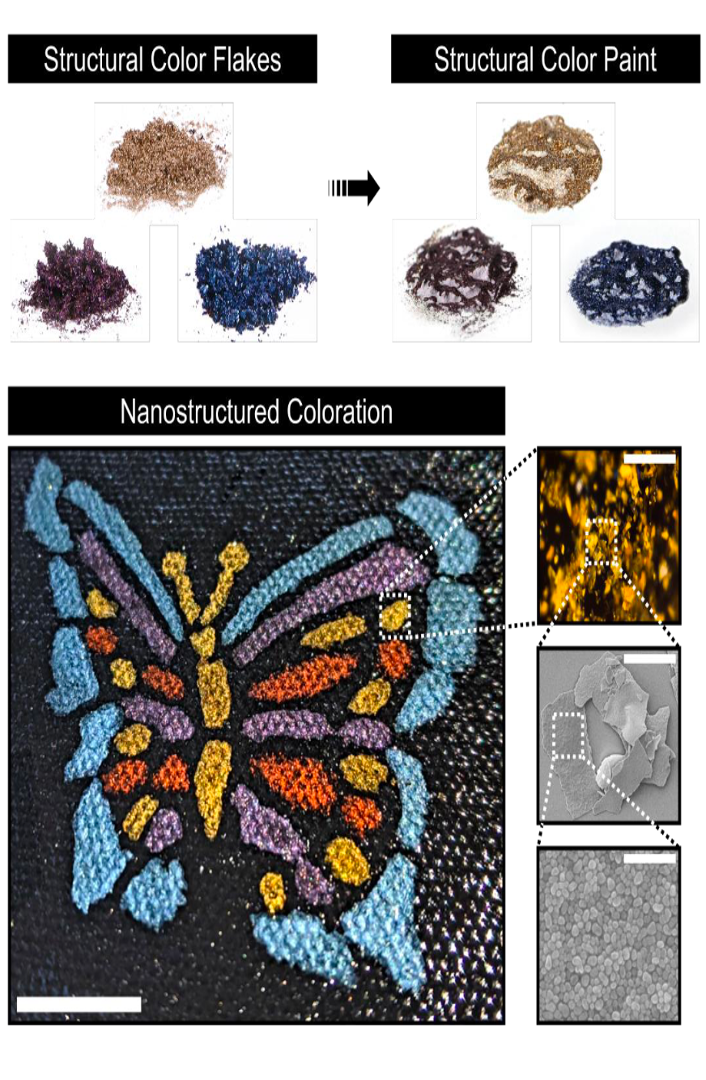Photonic pigment sample